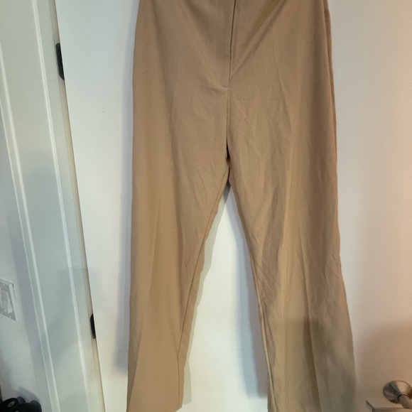 Bershka Pants - Bershka Beige Trousers
